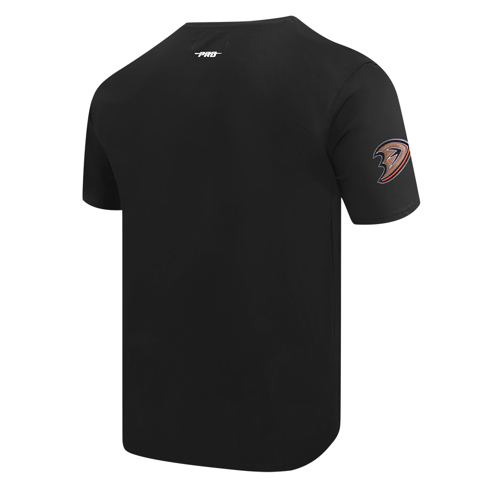NHL ANAHEIM DUCKS OLD ENGLISH MEN'S TEE (BLACK)