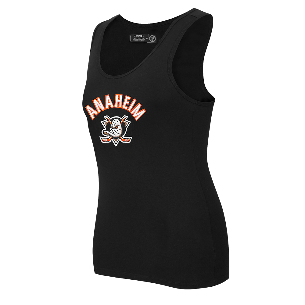 NHL ANAHEIM DUCKS CLASSIC WOMEN'S RACERBACK (BLACK)