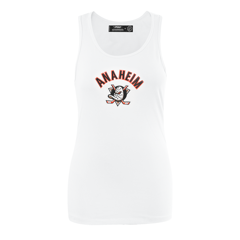 NHL ANAHEIM DUCKS CLASSIC CAMISOLE DOS NAGEUR POUR FEMME (BLANC)