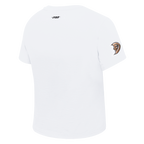NHL ANAHEIM DUCKS CLASSIC T-SHIRT AJUSTÉ POUR FEMME (BLANC)