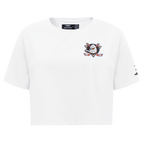 NHL ANAHEIM DUCKS CLASSIC T-SHIRT À COUPE CARRÉE POUR FEMME (BLANC)