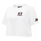 NHL ANAHEIM DUCKS CLASSIC T-SHIRT À COUPE CARRÉE POUR FEMME (BLANC)