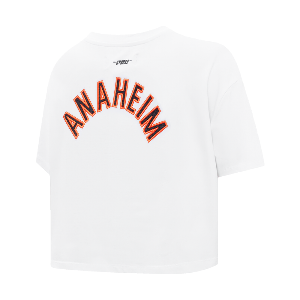 NHL ANAHEIM DUCKS CLASSIC T-SHIRT À COUPE CARRÉE POUR FEMME (BLANC)