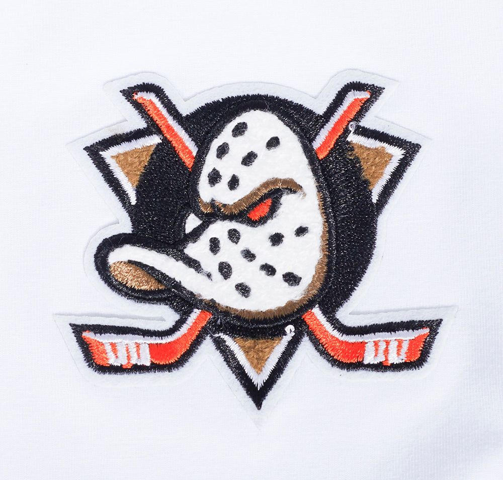 NHL ANAHEIM DUCKS CLASSIC T-SHIRT À COUPE CARRÉE POUR FEMME (BLANC)