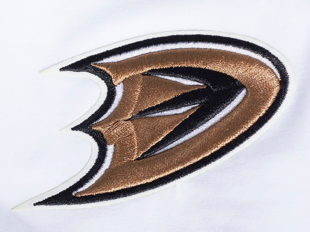 NHL ANAHEIM DUCKS CLASSIC T-SHIRT À COUPE CARRÉE POUR FEMME (BLANC)
