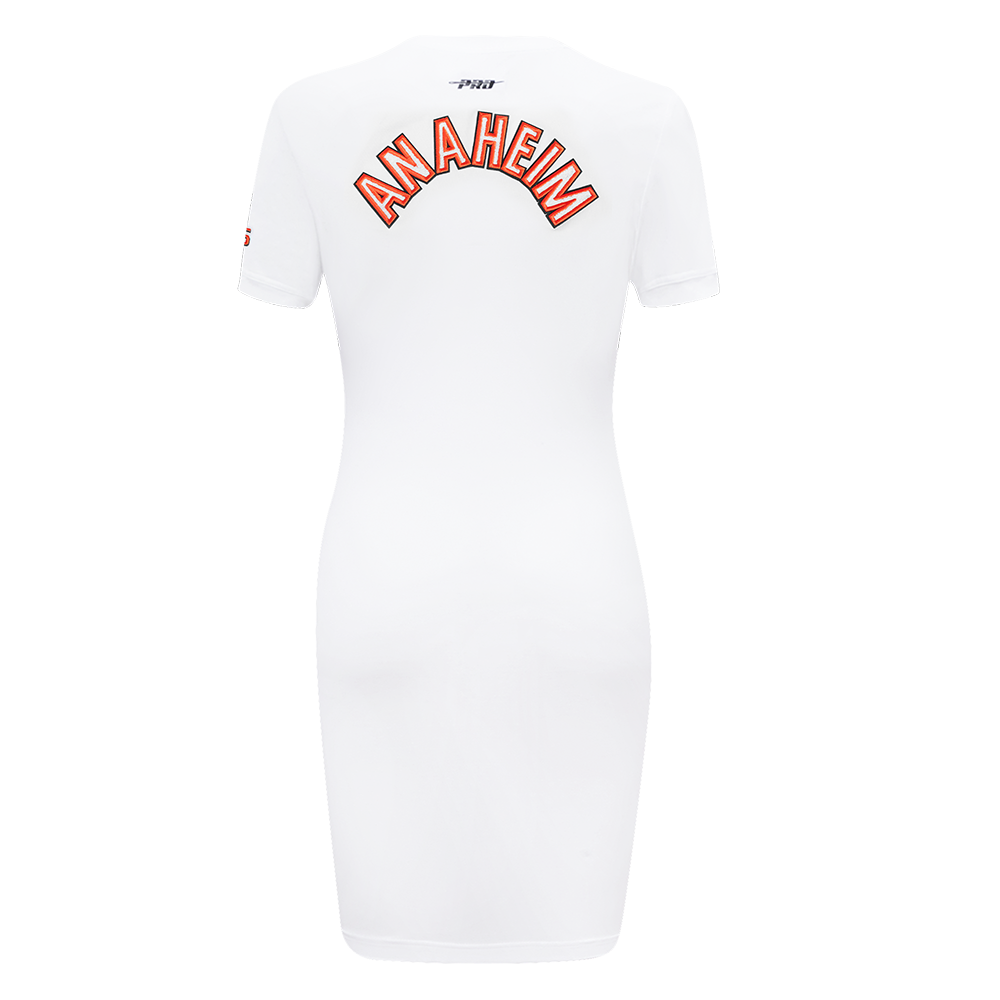 NHL ANAHEIM DUCKS CLASSIC ROBE MOULANTE POUR FEMME (BLANC)