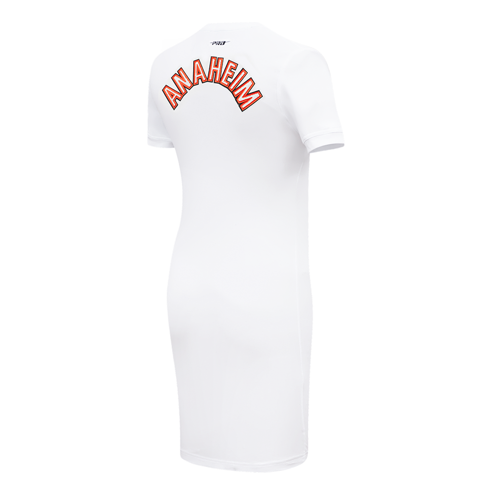 NHL ANAHEIM DUCKS CLASSIC ROBE MOULANTE POUR FEMME (BLANC)
