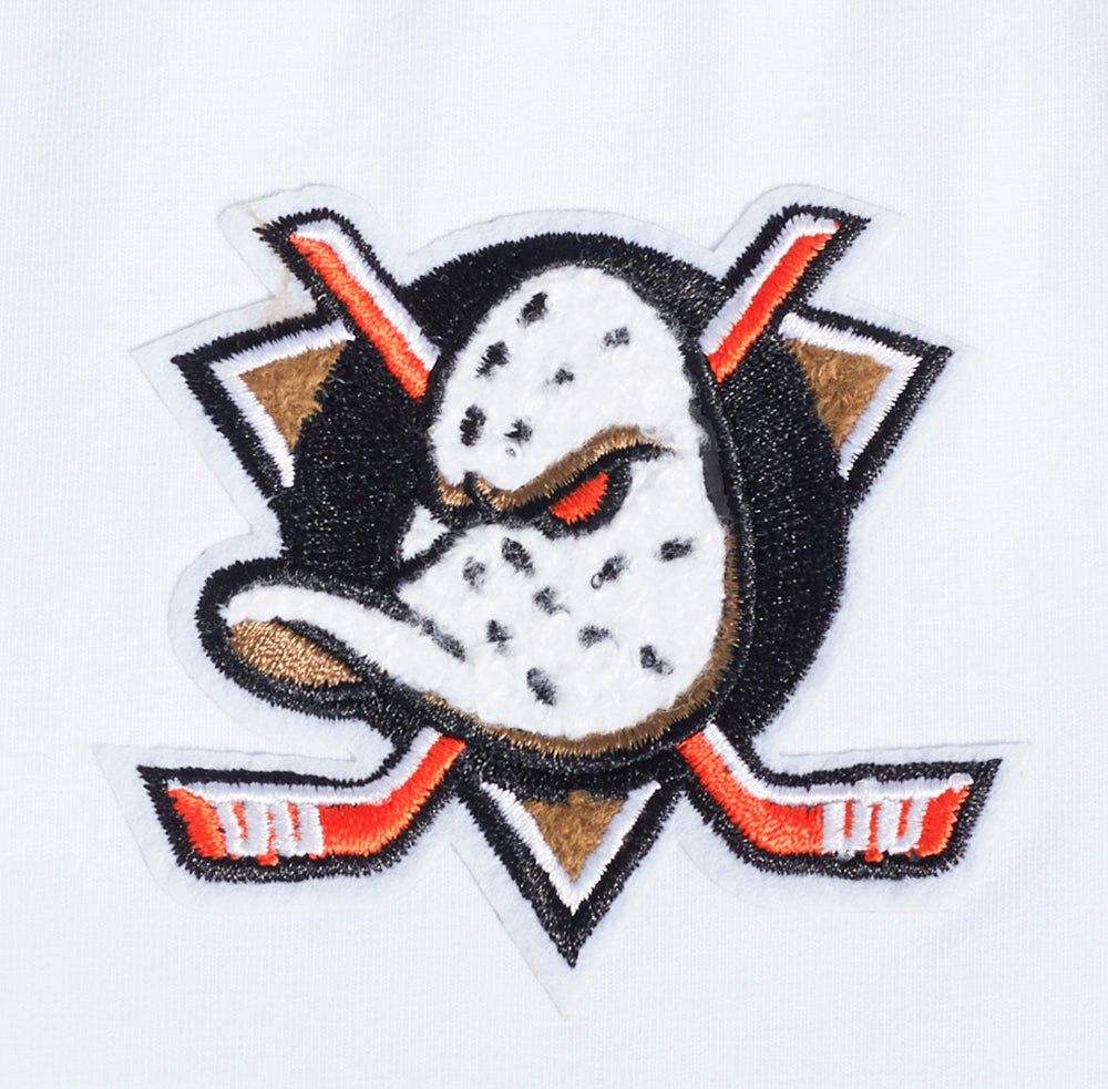 NHL ANAHEIM DUCKS CLASSIC ROBE MOULANTE POUR FEMME (BLANC)