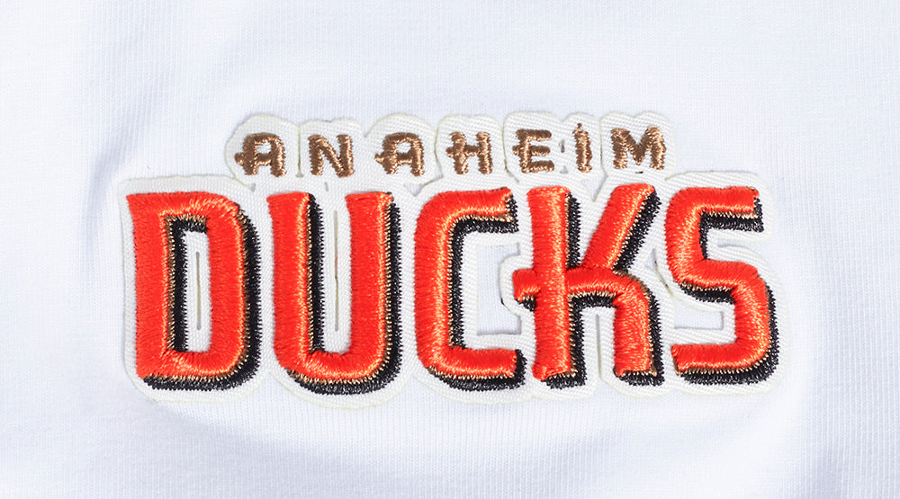 NHL ANAHEIM DUCKS CLASSIC ROBE MOULANTE POUR FEMME (BLANC)