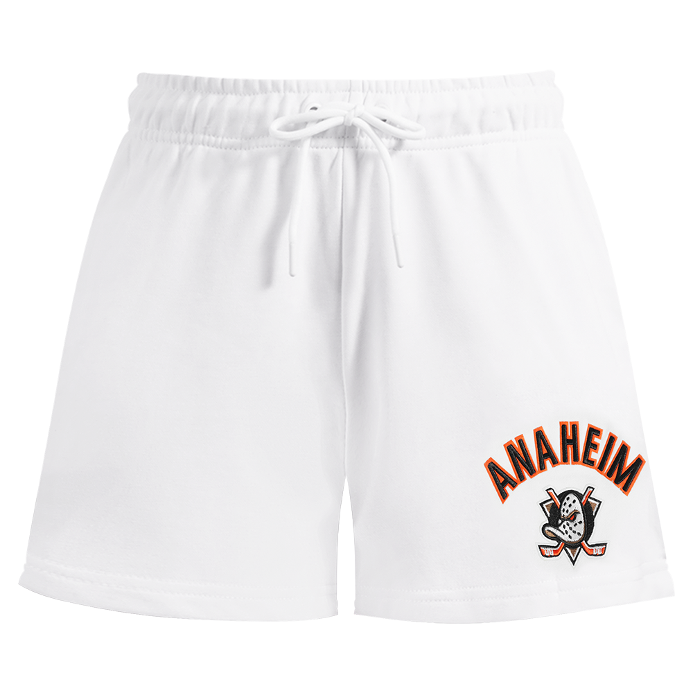 NHL ANAHEIM DUCKS CLASSIC WOMEN'S SHORT (WHITE)