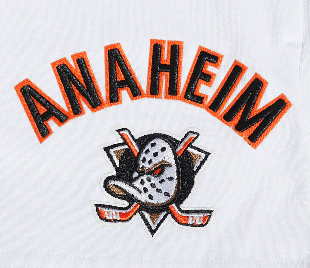 NHL ANAHEIM DUCKS CLASSIC SHORT POUR FEMME (BLANC)