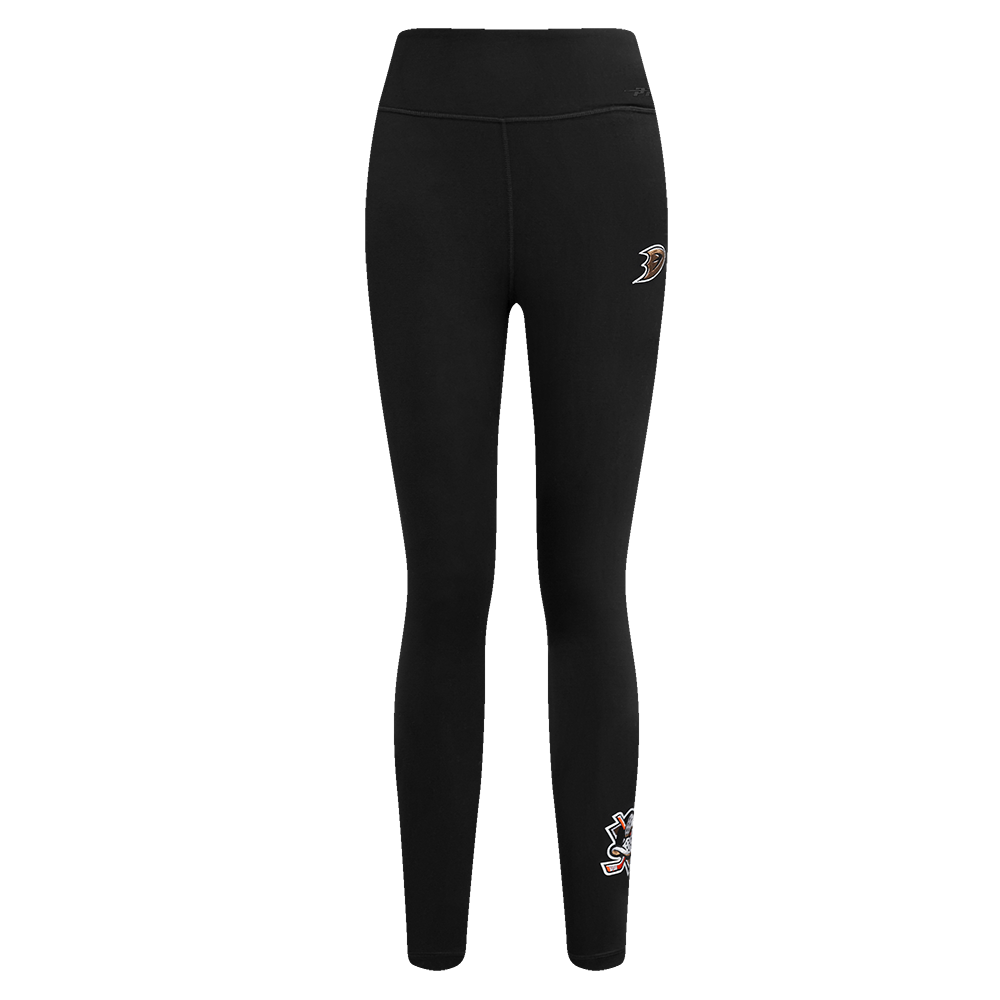 NHL ANAHEIM DUCKS CLASSIC LEGGING EN JERSEY ÉPAIS POUR FEMME (NOIR)