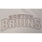 NHL BOSTON BRUINS NEUTRAL T-SHIRT EN JERSEY SIMPLE À COUPE CARRÉE POUR FEMME (TAUPE)