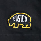 NHL BOSTON BRUINS CLASSIC CHENILLE WOMEN'S SJ BOXY TEE (BLACK)