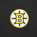 NHL BOSTON BRUINS CLASSIC CHENILLE WOMEN'S SJ BOXY TEE (BLACK)