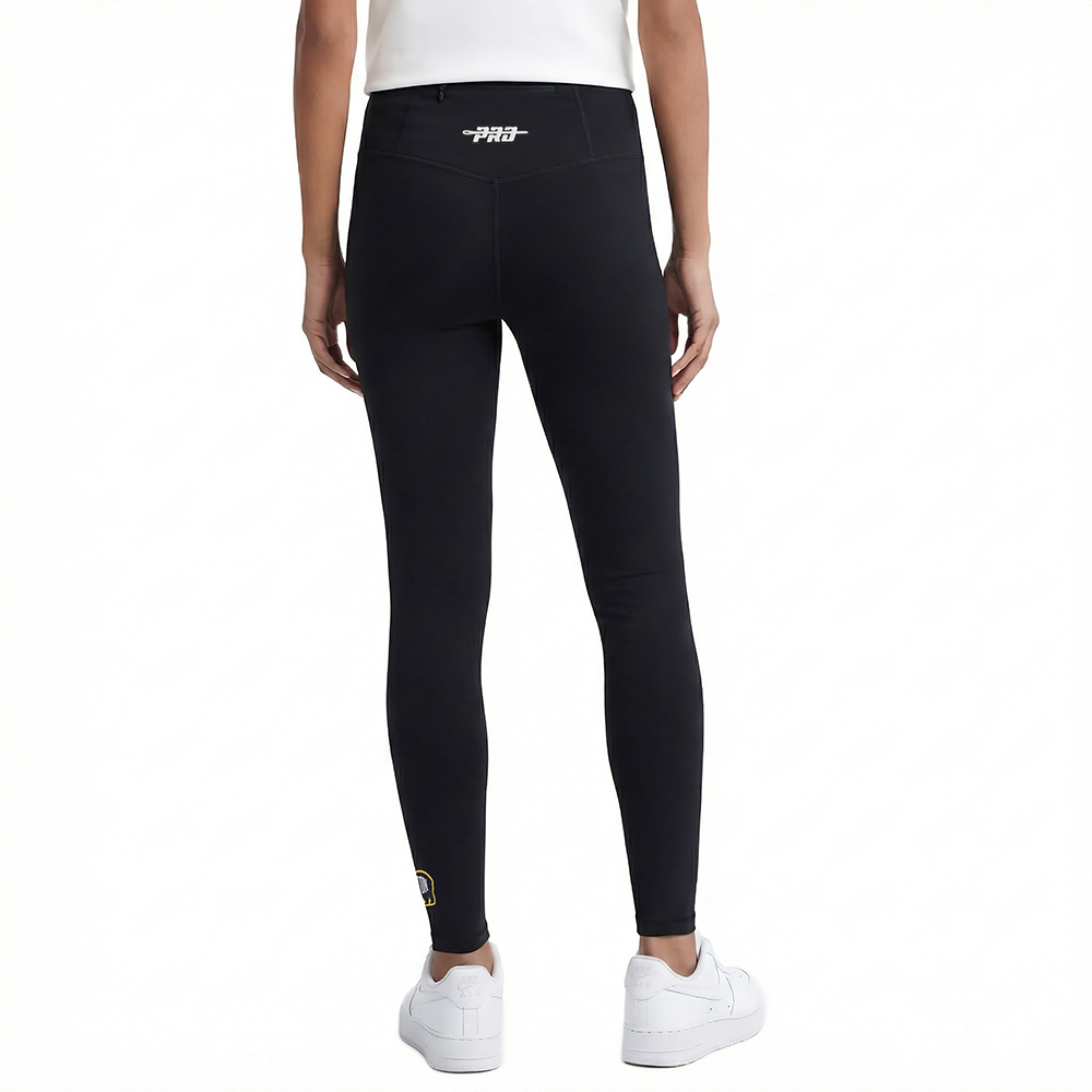 NHL BOSTON BRUINS CLASSIC LEGGING EN JERSEY DE POIDS LOURD ET CHENILLE POUR FEMME (NOIR)