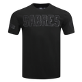 NHL BUFFALO SABRES TRIPLE BLACK T-SHIRT EN JERSEY SIMPLE POUR HOMME (TRIPLE NOIR HOMME)