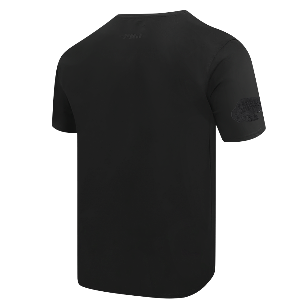 NHL BUFFALO SABRES TRIPLE BLACK T-SHIRT EN JERSEY SIMPLE POUR HOMME (TRIPLE NOIR HOMME)