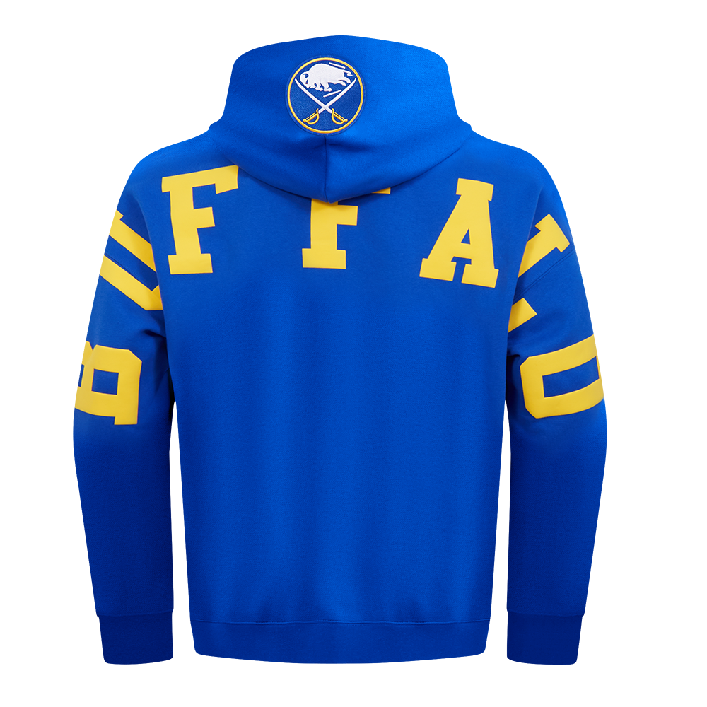 NHL BUFFALO SABRES WINGSPAN CHANDAIL À CAPUCHON POUR HOMME (BLEU ROYAL)