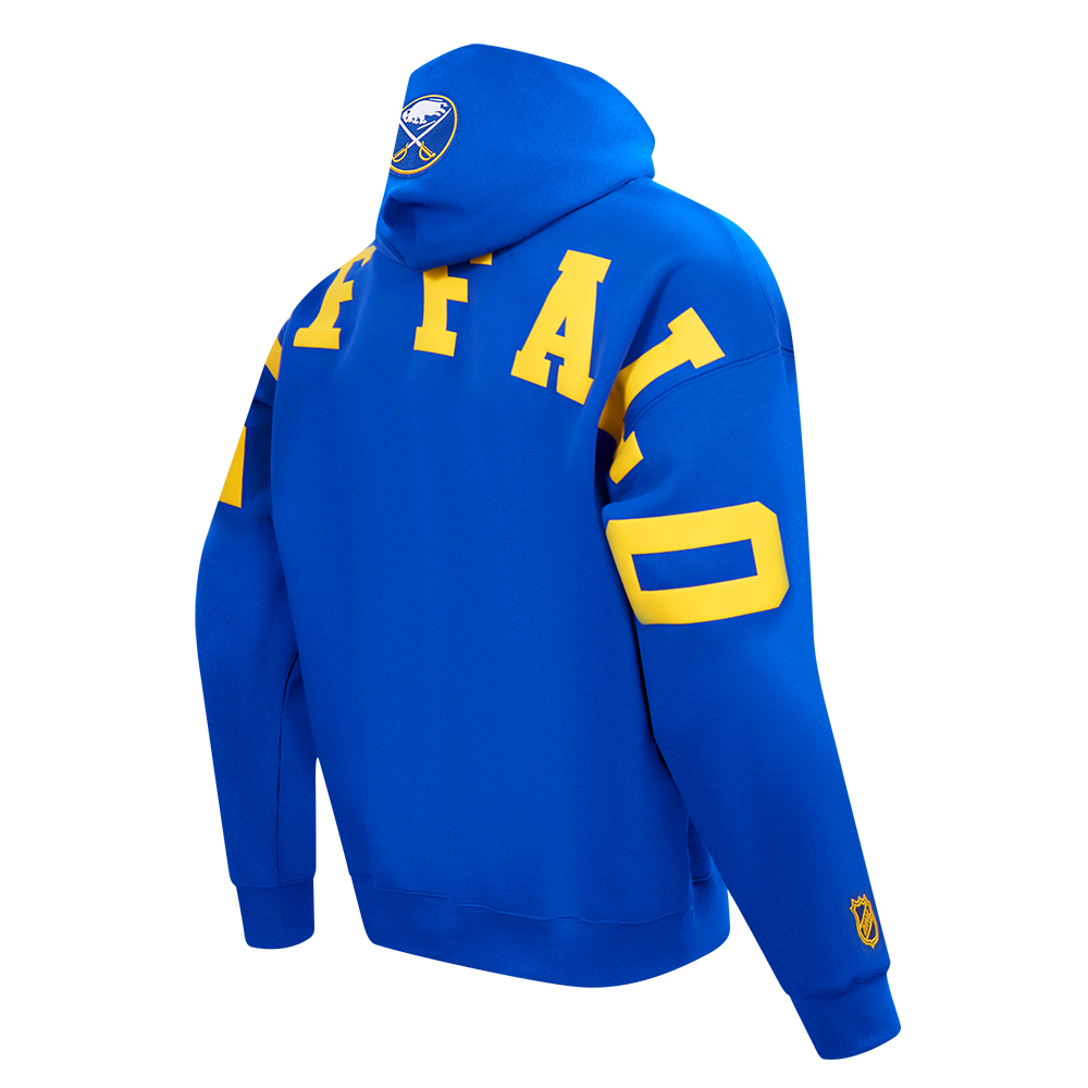 NHL BUFFALO SABRES WINGSPAN CHANDAIL À CAPUCHON POUR HOMME (BLEU ROYAL)