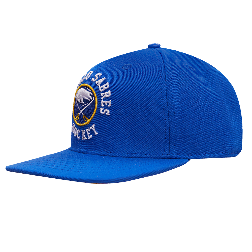 NHL BUFFALO SABRES HYBRID WOOL SNAPBACK HAT (ROYAL BLUE)