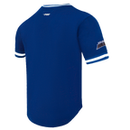 NHL COLORADO AVALANCHE CLASSIC CHENILLE T-SHIRT EN MAILLE DOUBLE POUR HOMME (BLEU DODGER)