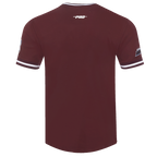 NHL COLORADO AVALANCHE CLASSIC CHENILLE MEN'S DK TEE (WINE)