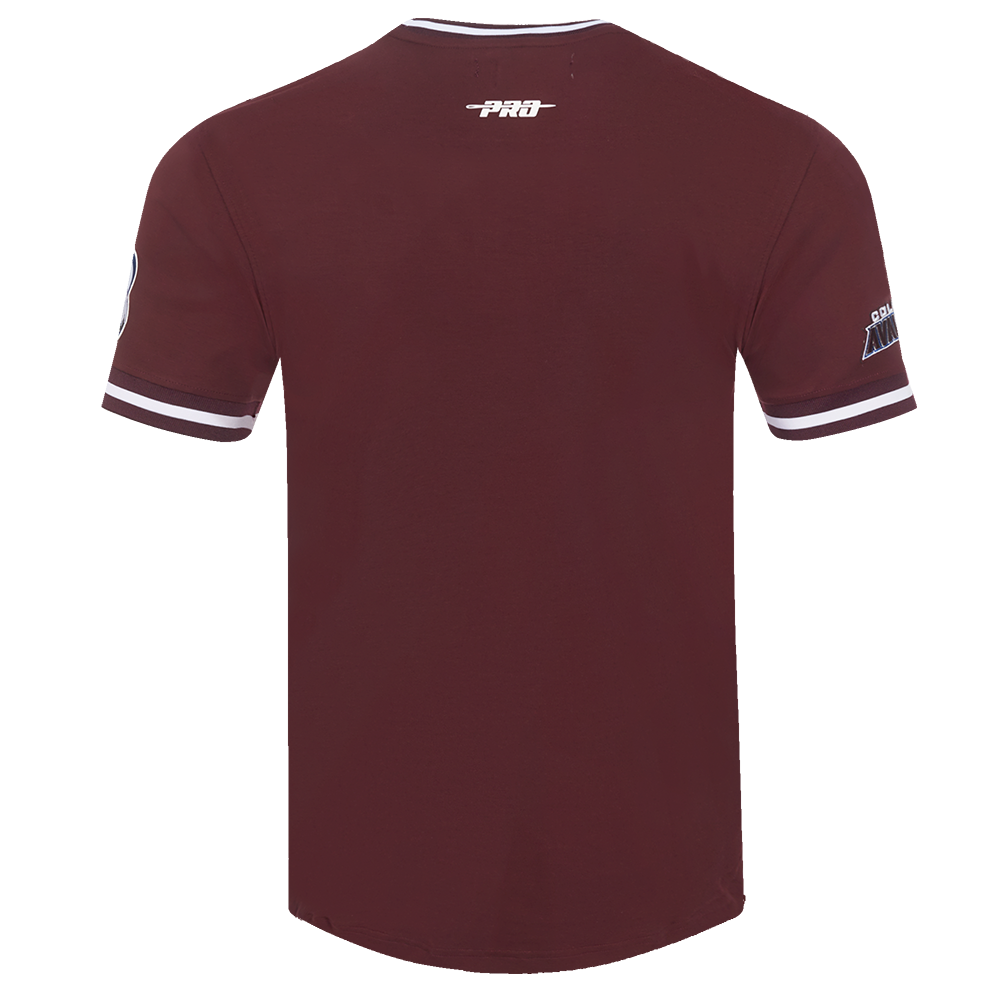 NHL COLORADO AVALANCHE CLASSIC CHENILLE MEN'S DK TEE (WINE)