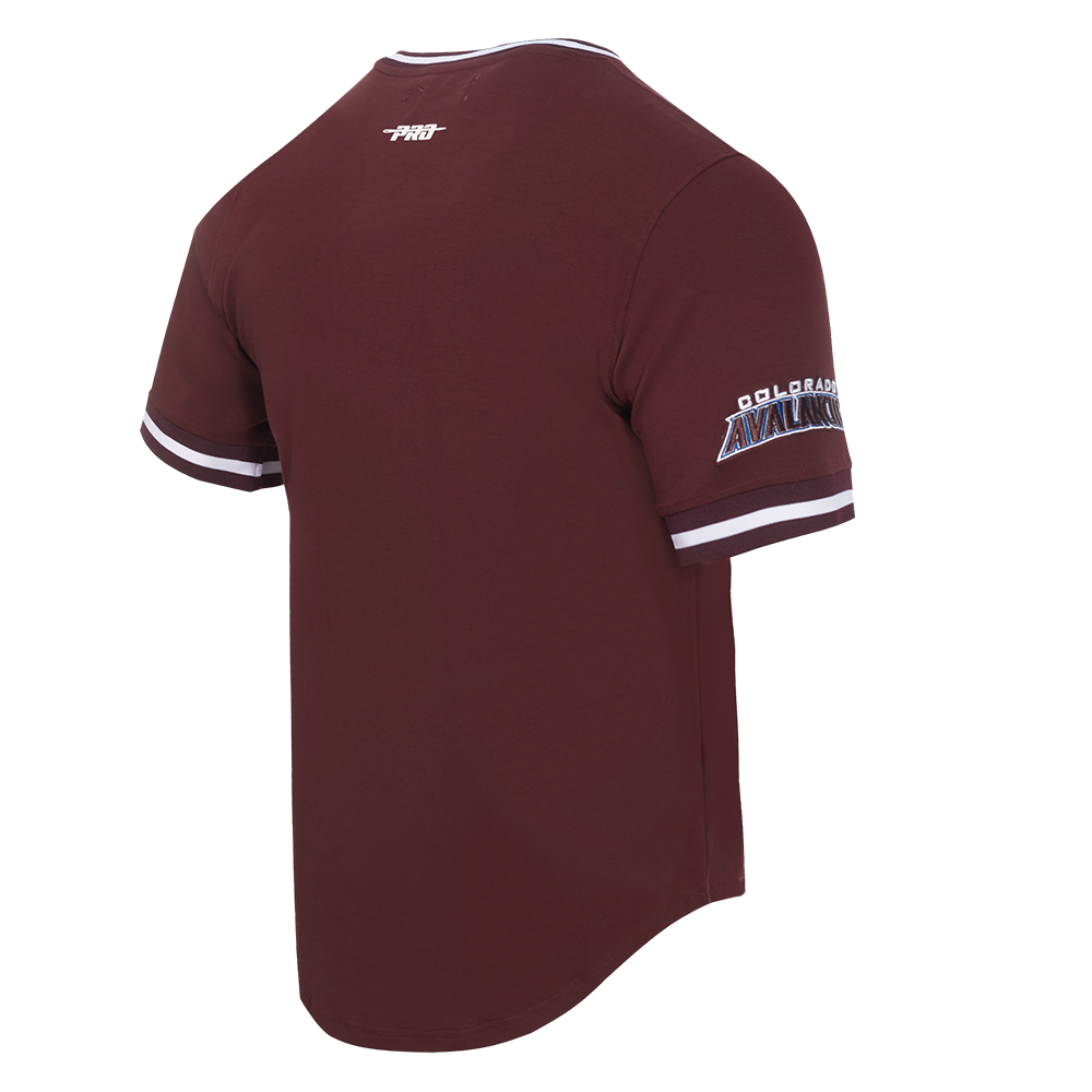 NHL COLORADO AVALANCHE CLASSIC CHENILLE MEN'S DK TEE (WINE)