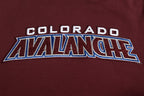NHL COLORADO AVALANCHE CLASSIC CHENILLE MEN'S DK TEE (WINE)