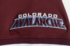 NHL COLORADO AVALANCHE CLASSIC CHENILLE MEN'S DK TEE (WINE)