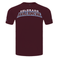NHL COLORADO AVALANCHE CLASSIC CHENILLE T-SHIRT EN JERSEY SIMPLE POUR HOMME (LIE-DE-VIN)