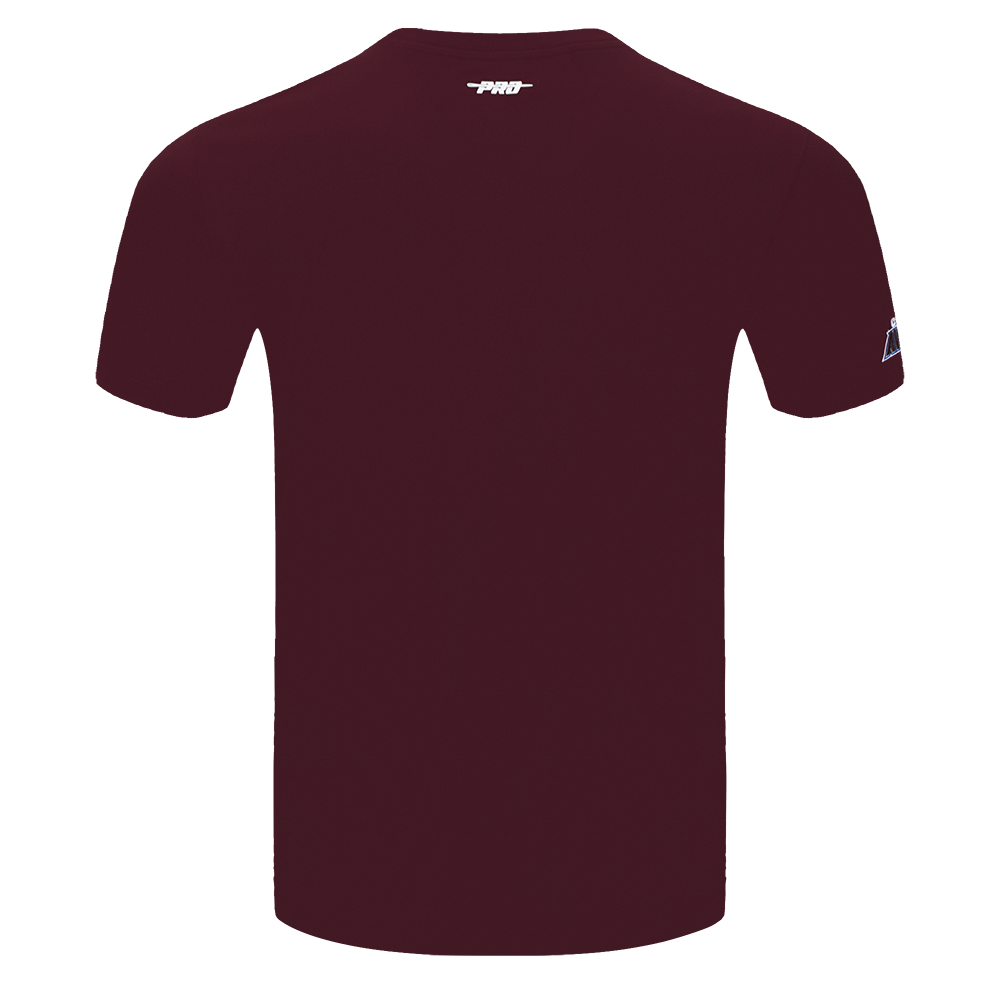 NHL COLORADO AVALANCHE CLASSIC CHENILLE T-SHIRT EN JERSEY SIMPLE POUR HOMME (LIE-DE-VIN)