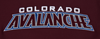 NHL COLORADO AVALANCHE CLASSIC CHENILLE T-SHIRT EN JERSEY SIMPLE POUR HOMME (LIE-DE-VIN)
