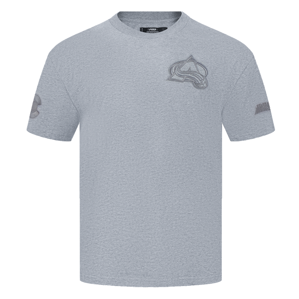 NHL COLORADO AVALANCHE NEUTRAL MEN'S  CJ DROP SHOULDER TEE (DARK HEATHER GRAY)