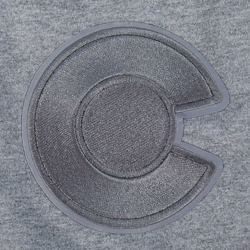 NHL COLORADO AVALANCHE NEUTRAL MEN'S  CJ DROP SHOULDER TEE (DARK HEATHER GRAY)