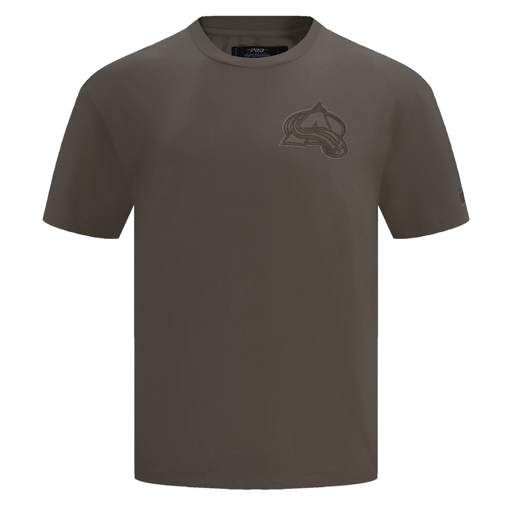 NHL COLORADO AVALANCHE NEUTRAL MEN'S  CJ DROP SHOULDER TEE (DARK TAUPE)