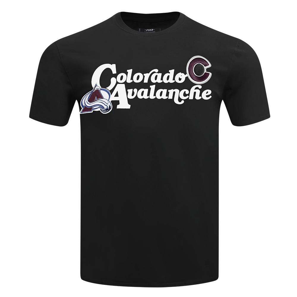 NHL COLORADO AVALANCHE SOUVENIR MEN'S SJ TEE (BLACK)
