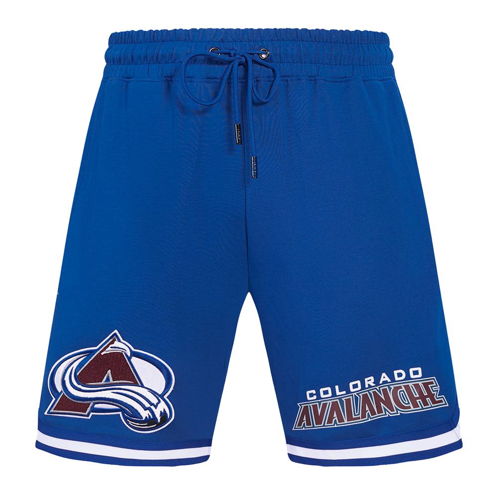 NHL COLORADO AVALANCHE CLASSIC CHENILLE MEN'S DK SHORT (DODGER BLUE)