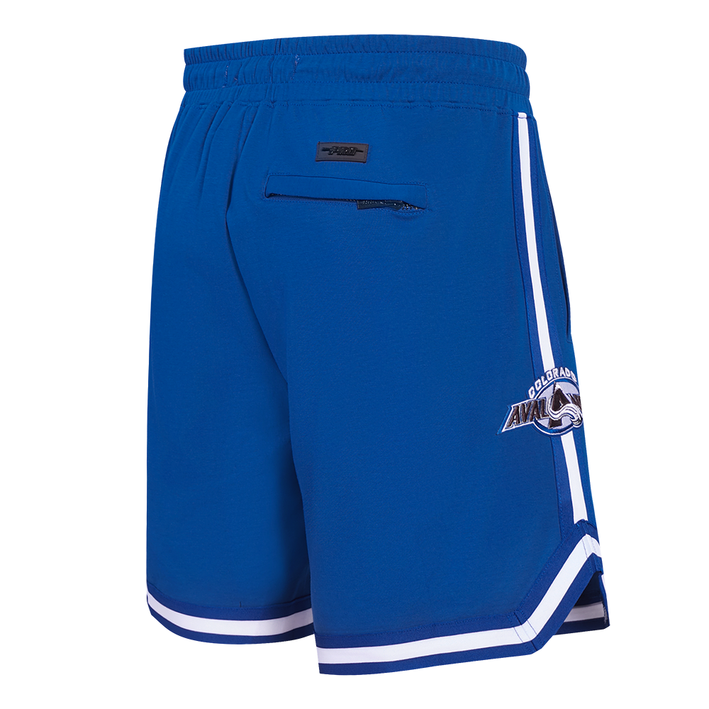 NHL COLORADO AVALANCHE CLASSIC CHENILLE MEN'S DK SHORT (DODGER BLUE)