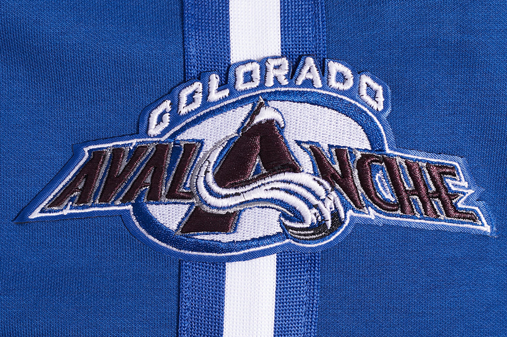 NHL COLORADO AVALANCHE CLASSIC CHENILLE MEN'S DK SHORT (DODGER BLUE)