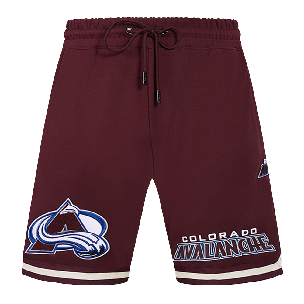 NHL COLORADO AVALANCHE CLASSIC CHENILLE MEN'S DK SHORT (WINE)