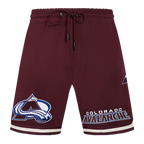 NHL COLORADO AVALANCHE CLASSIC CHENILLE MEN'S DK SHORT (WINE)