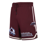 NHL COLORADO AVALANCHE CLASSIC CHENILLE MEN'S DK SHORT (WINE)