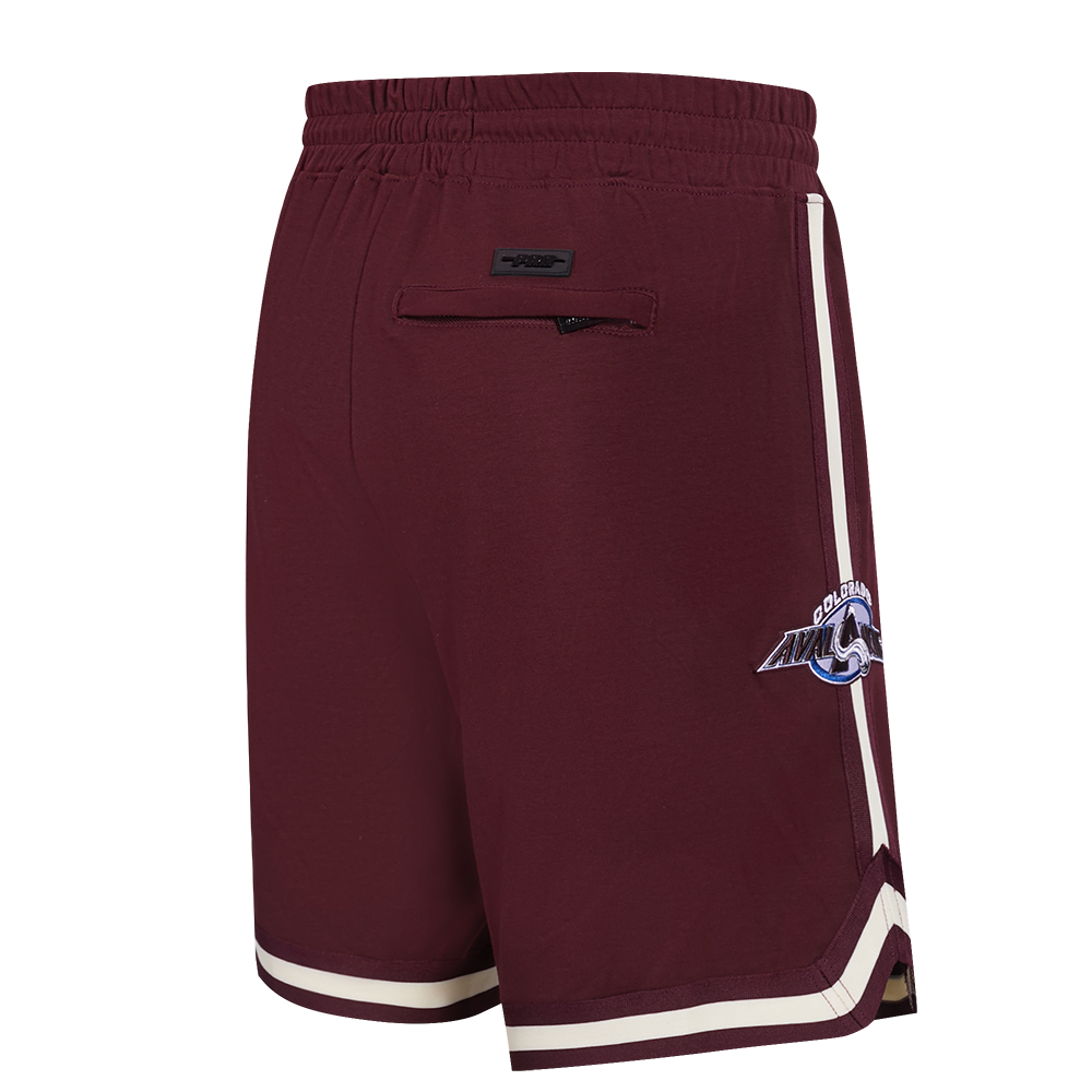 NHL COLORADO AVALANCHE CLASSIC CHENILLE MEN'S DK SHORT (WINE)