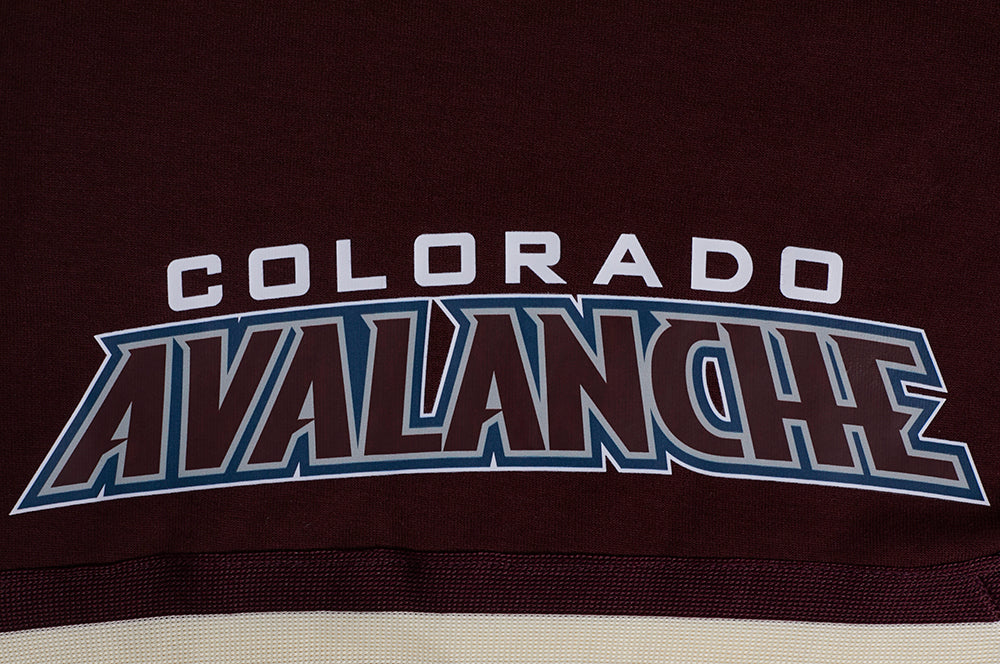 NHL COLORADO AVALANCHE CLASSIC CHENILLE MEN'S DK SHORT (WINE)