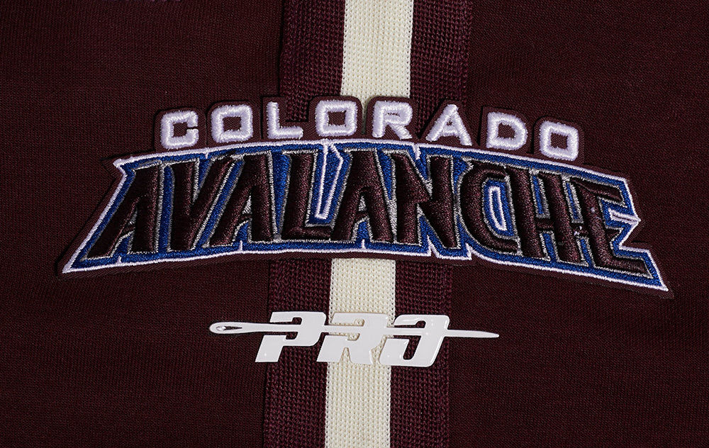 NHL COLORADO AVALANCHE CLASSIC CHENILLE MEN'S DK SHORT (WINE)