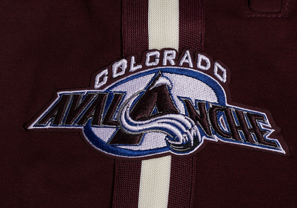 NHL COLORADO AVALANCHE CLASSIC CHENILLE MEN'S DK SHORT (WINE)