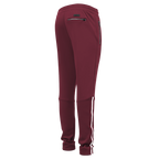 NHL COLORADO AVALANCHE CLASSIC CHENILLE PANTALON D'ENTRAÎNEMENT EN MAILLE DOUBLE POUR HOMME (LIE-DE-VIN)