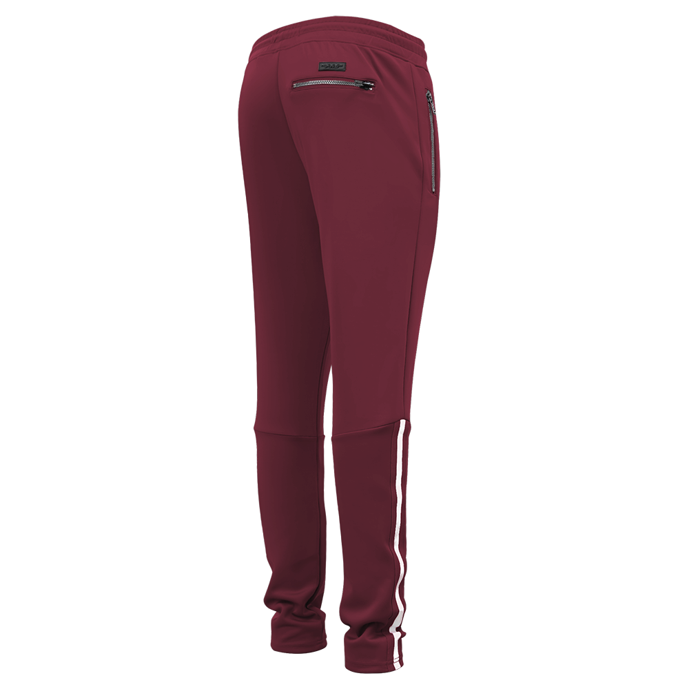 NHL COLORADO AVALANCHE CLASSIC CHENILLE PANTALON D'ENTRAÎNEMENT EN MAILLE DOUBLE POUR HOMME (LIE-DE-VIN)